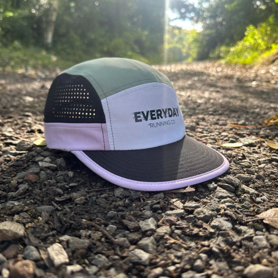 Everyday Running Co Flower Power Running Cap - Sage/Lilac/White