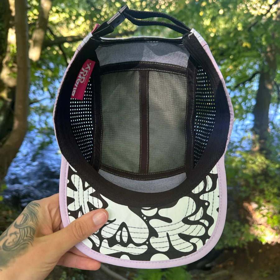 Everyday Running Co Flower Power Running Cap - Sage/Lilac/White