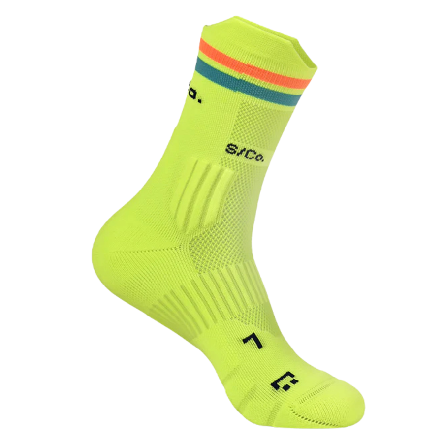 S/Co Crew Socks - Pacific Neon