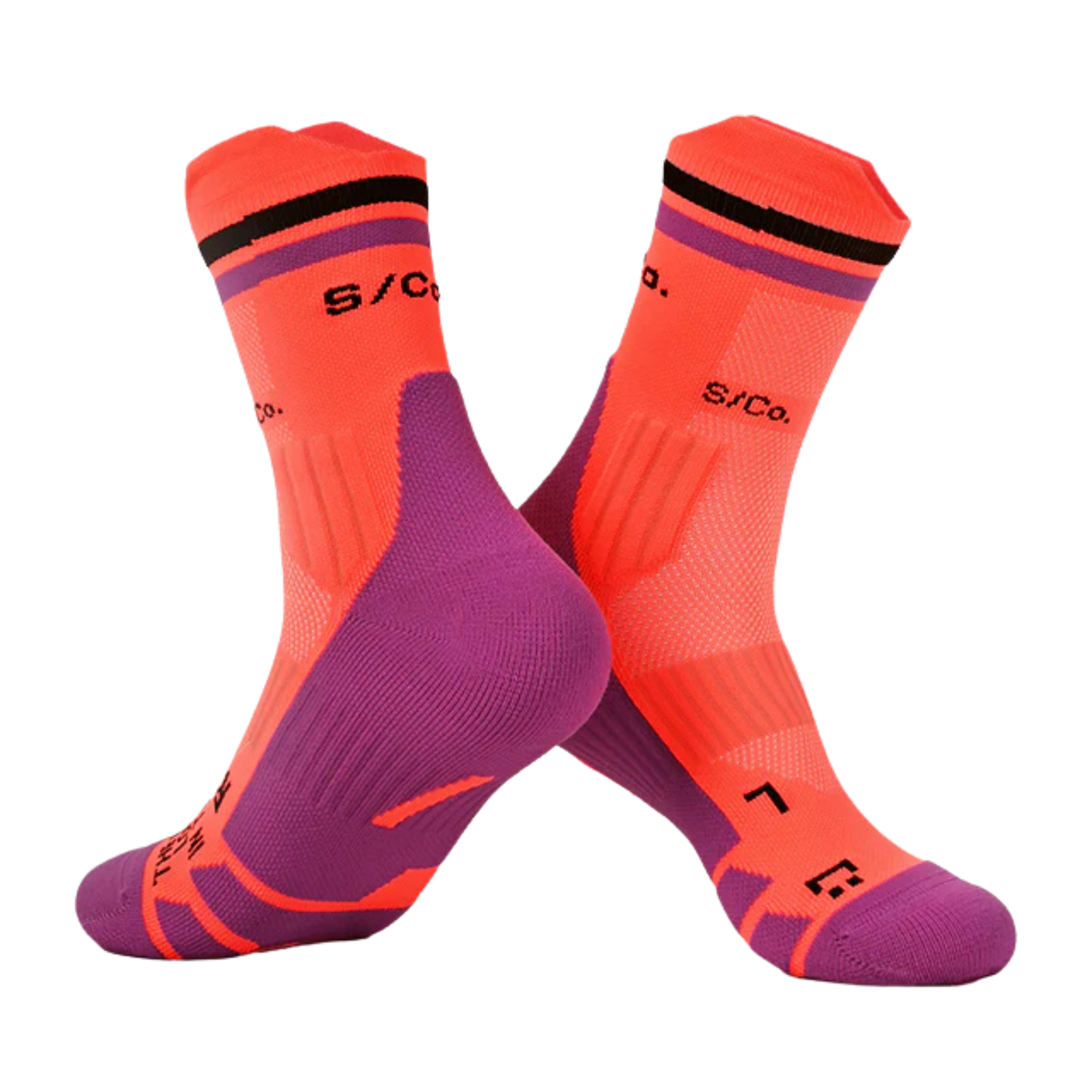 S/Co Crew Socks - Hot Rally