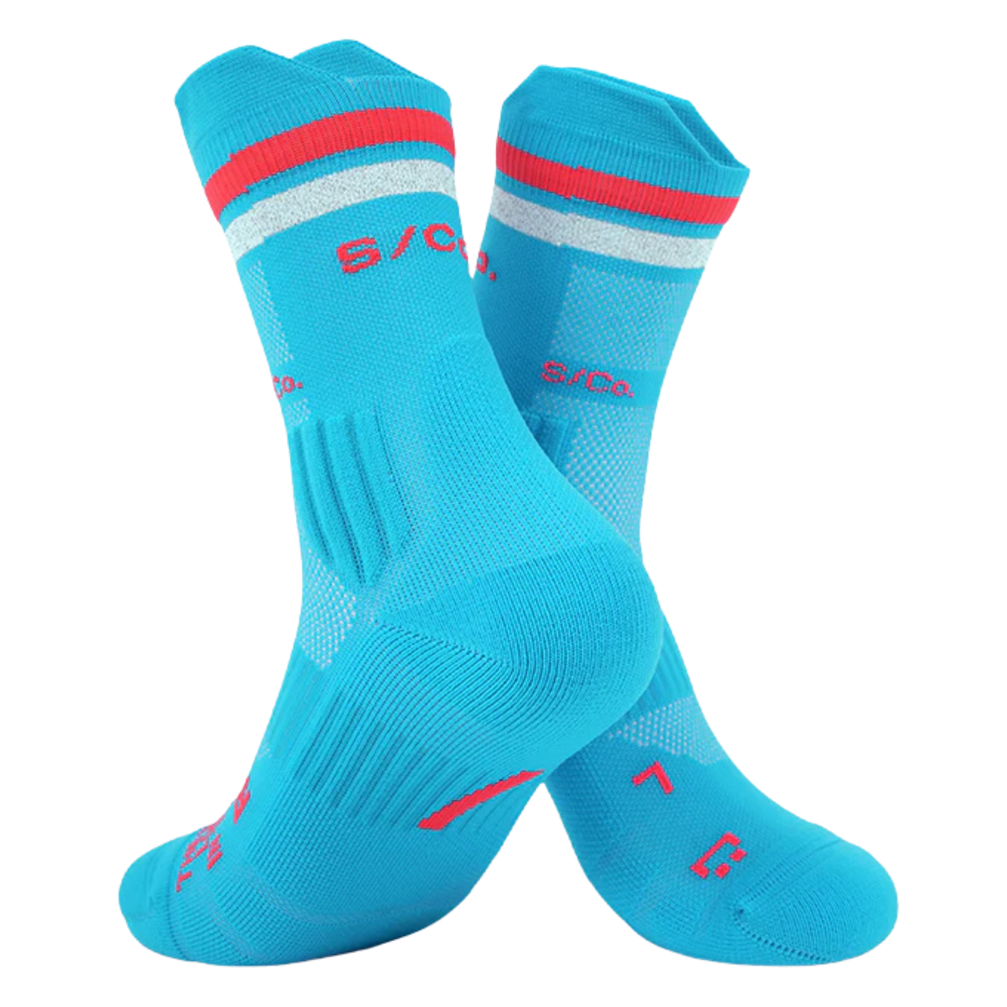 S/Co Crew Socks - Sapphire Rush