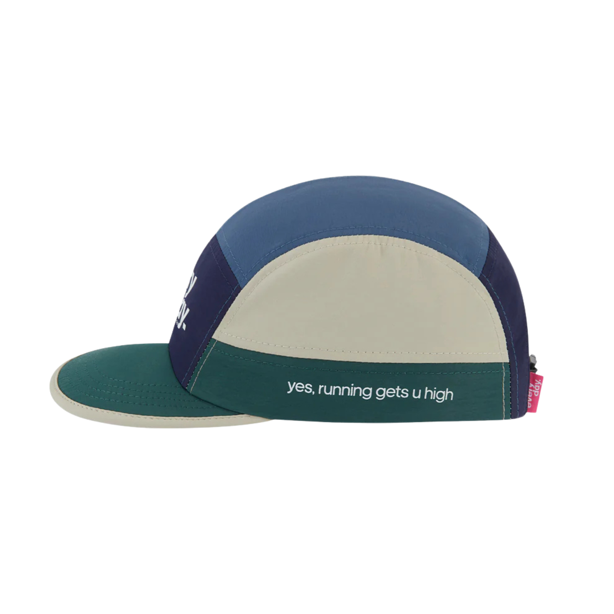 Everyday Running Co Classic Running Cap - Ink Blue/Pine/Sand