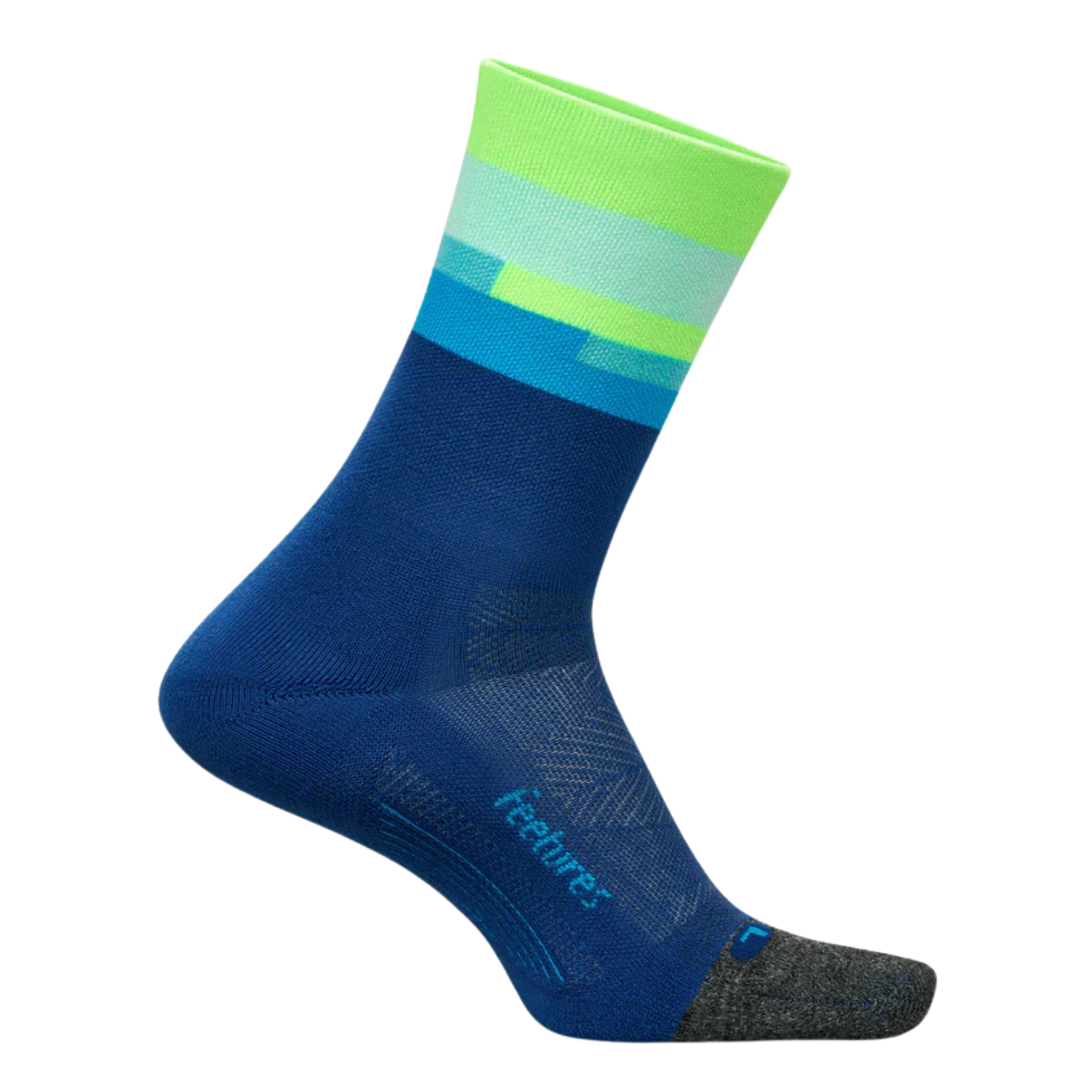 Feetures Elite Light Cushion Mini Crew - Surfboard Blue