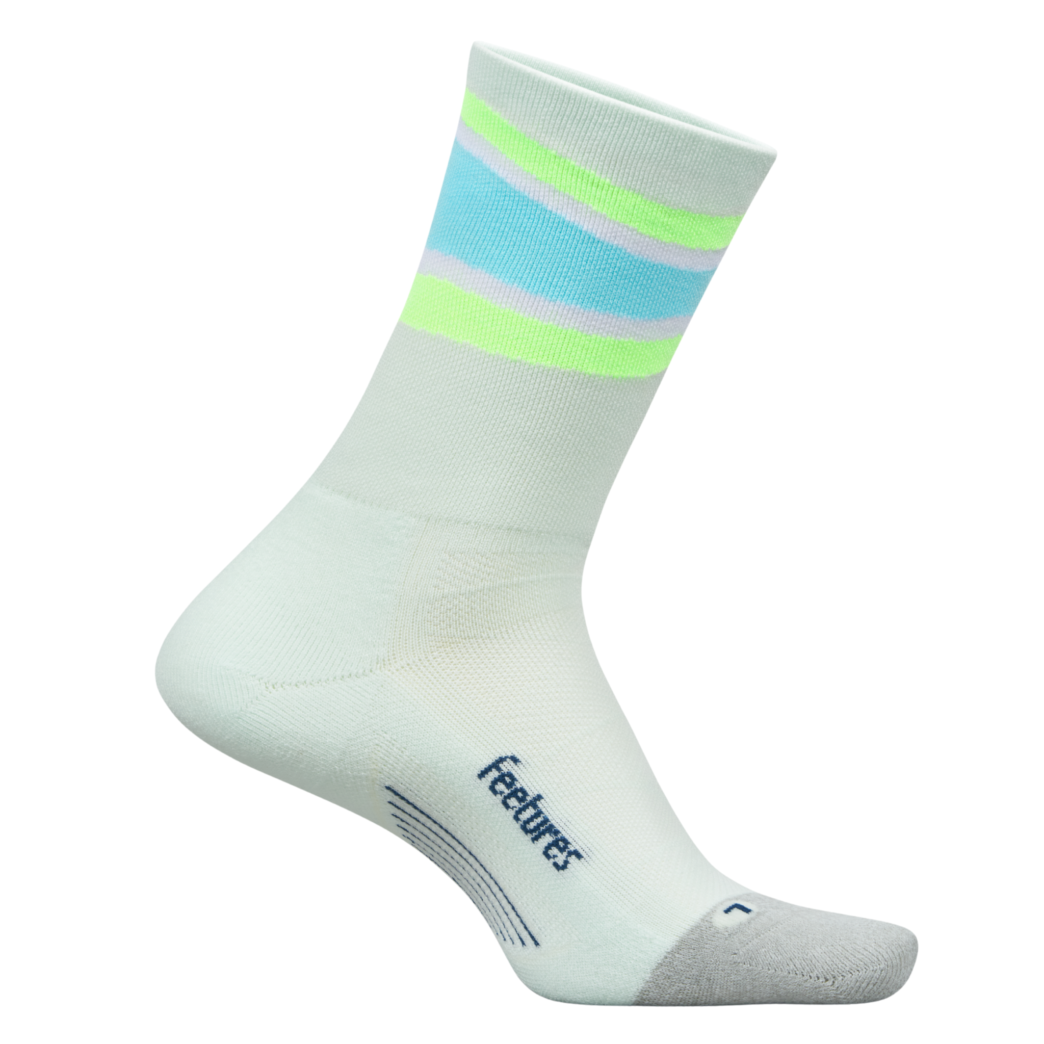 Feetures Elite Light Cushion Mini Crew - Mint Bounce