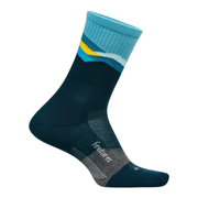 Feetures Trail Max Cushion Mini Crew - Mountain High Blue