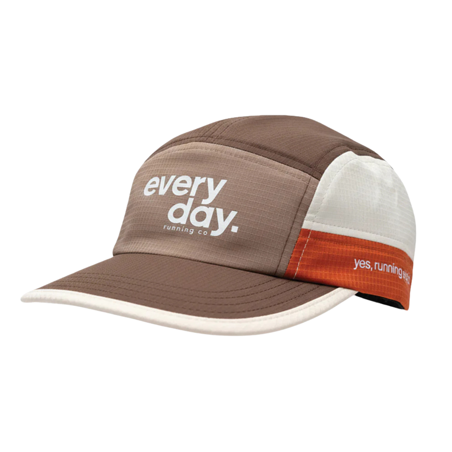 Everyday Running Co Lightweight Running Cap - Taupe/Mushroom