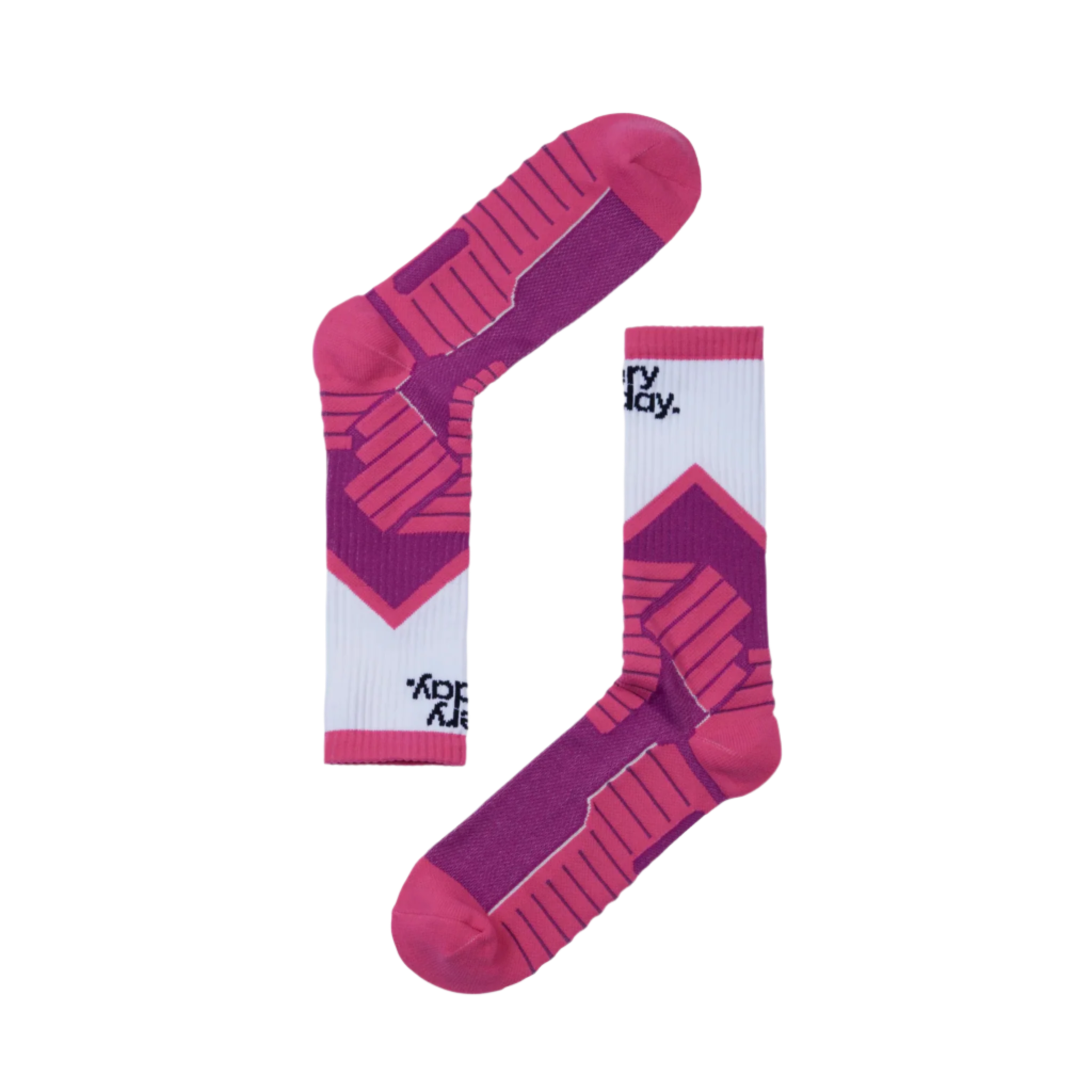 Everyday Running Co Elite Running Socks - Vivid Pink/Fuscia