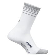 Feetures Elite Light Cushion Reflective Mini Crew - White Flash
