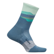 Feetures Trail Max Cushion Mini Crew - Tectonic Blue