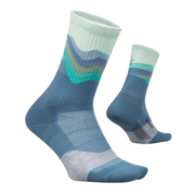 Feetures Trail Max Cushion Mini Crew - Tectonic Blue