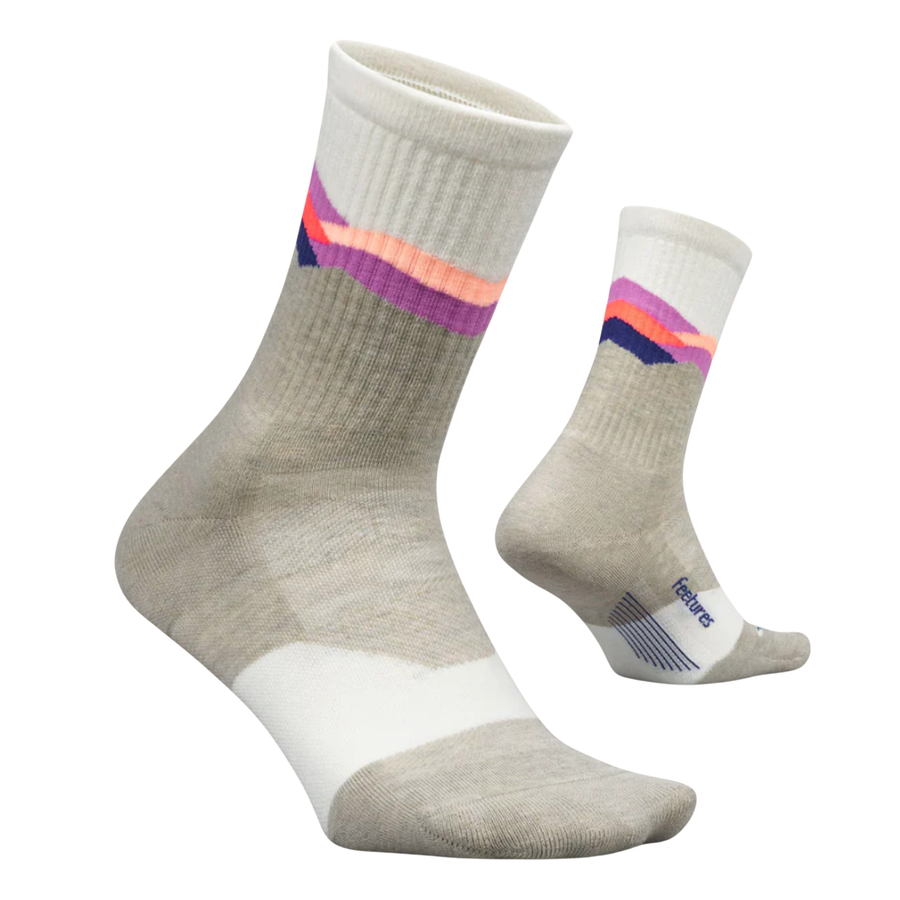 Feetures Trail Max Cushion Mini Crew - Mountain High Cream