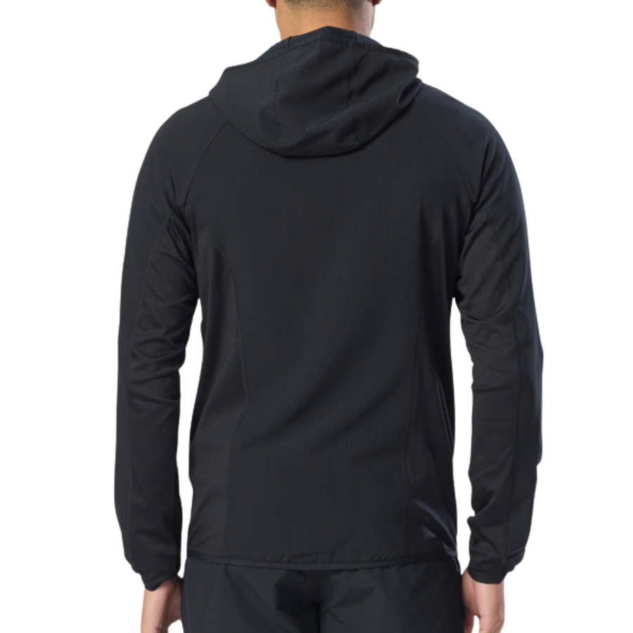 Gym+Coffee Mens GPC Train Hooded Midlayer - Black/Blue