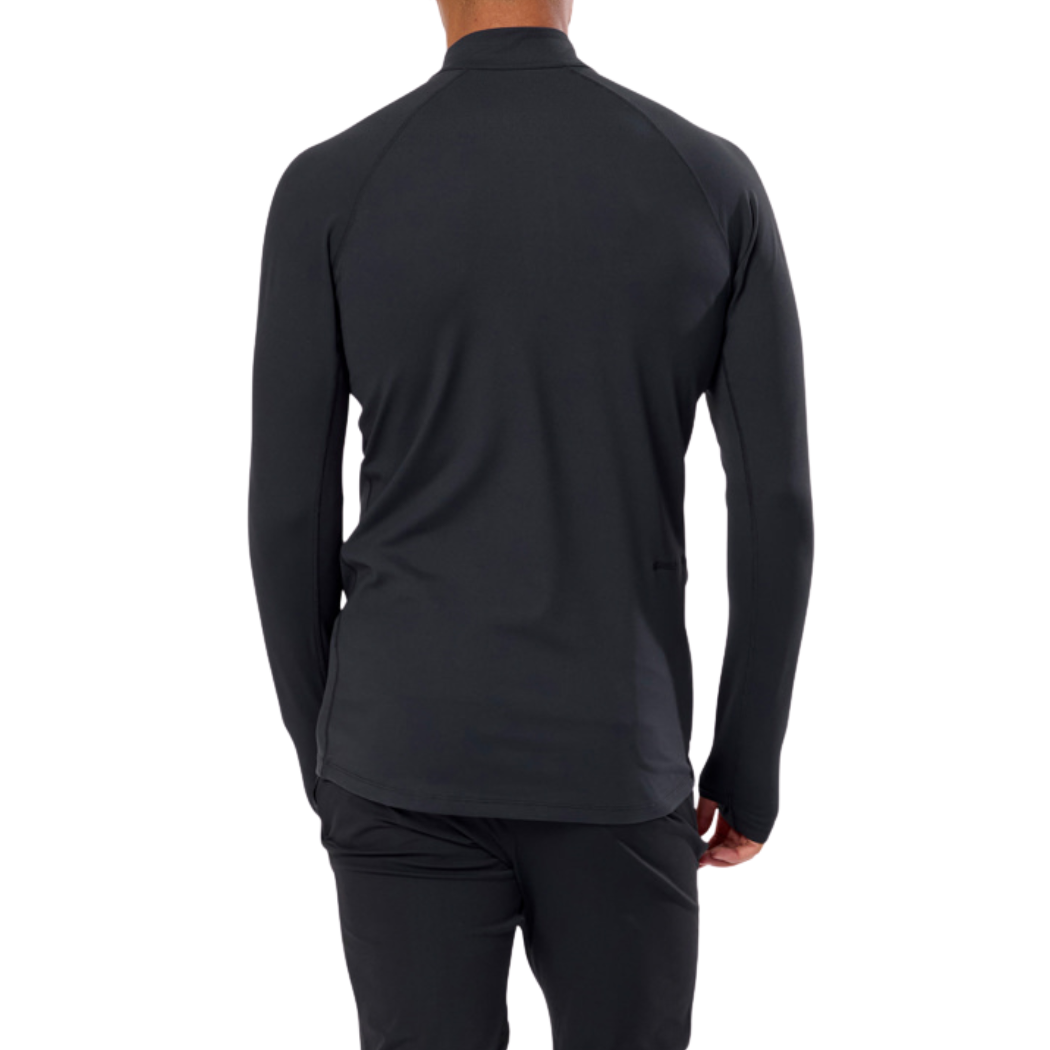 Gym+Coffee Mens Relentless 1/4 Zip - Black