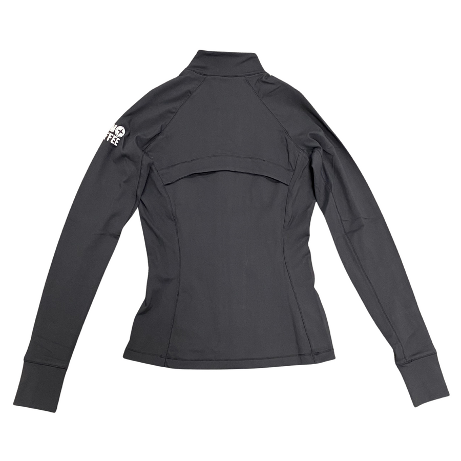Gym+Coffee Womens Relentless Full Zip - Black