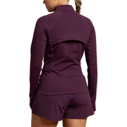 Gym+Coffee Womens Relentless Full Zip - Grape Noir