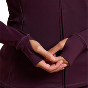 Gym+Coffee Womens Relentless Full Zip - Grape Noir