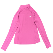 Gym+Coffee Womens Relentless 1/4 Zip - Crisp Pink