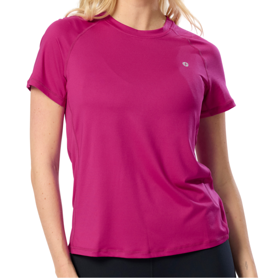 Gym+Coffee Womens Relentless Tee - Sunrise Pink