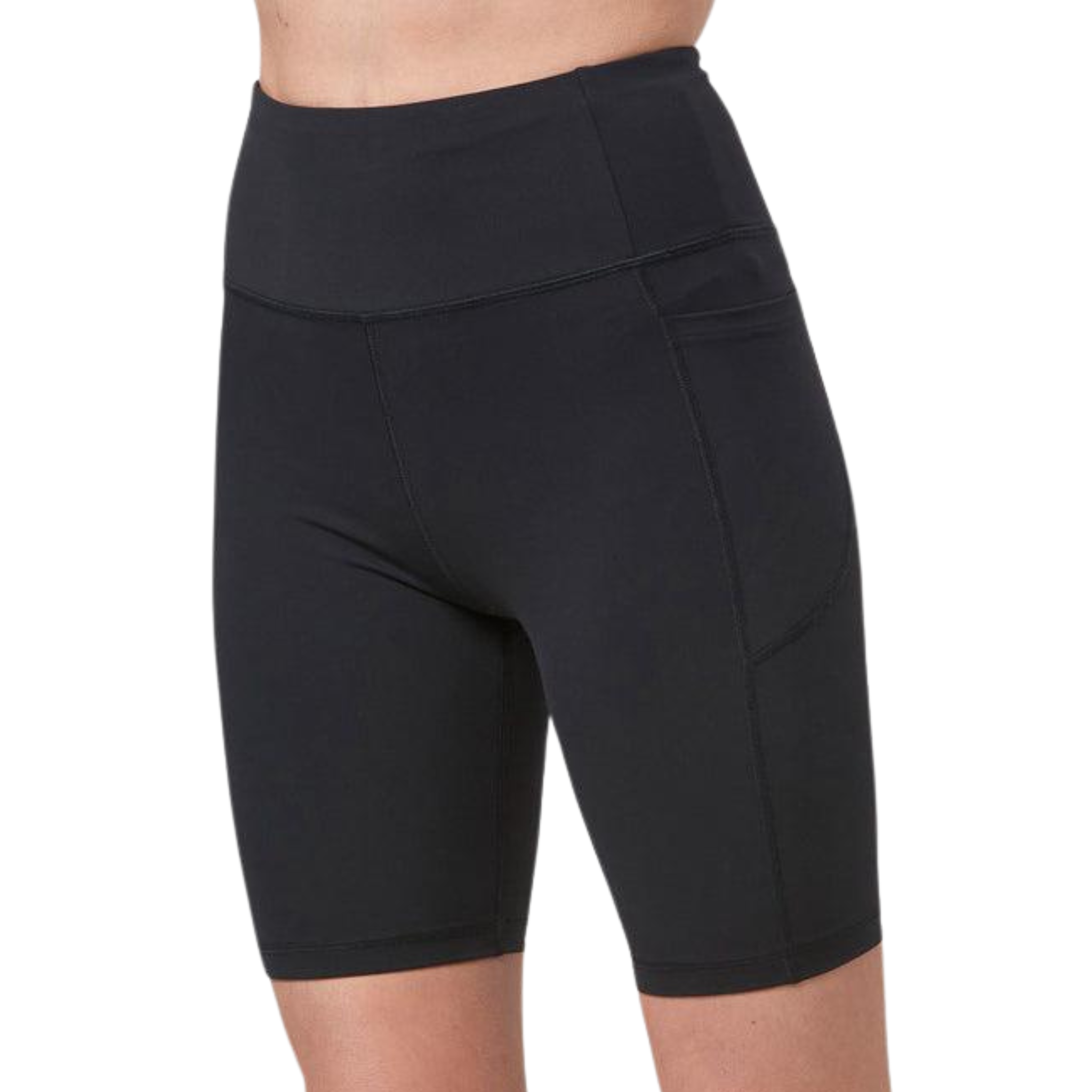 Gym+Coffee Womens Relentless 8" Bike Short - Black