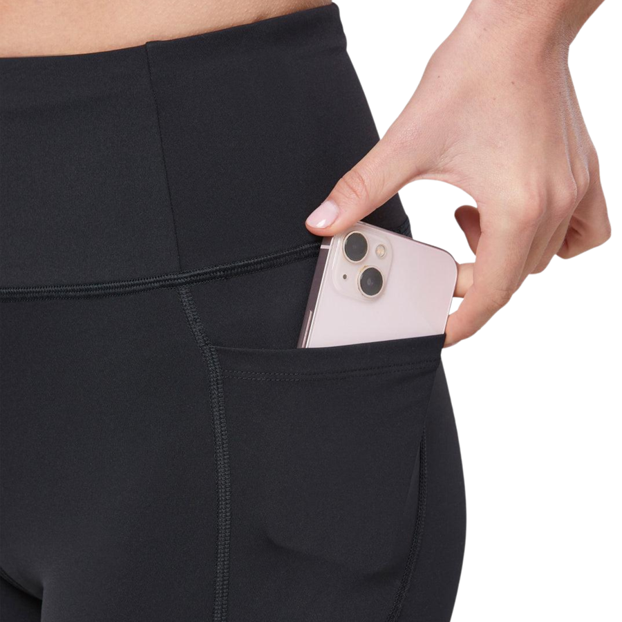 Gym+Coffee Womens Relentless 8" Bike Short - Black