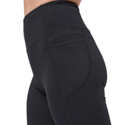 Gym+Coffee Womens Relentless 8" Bike Short - Black