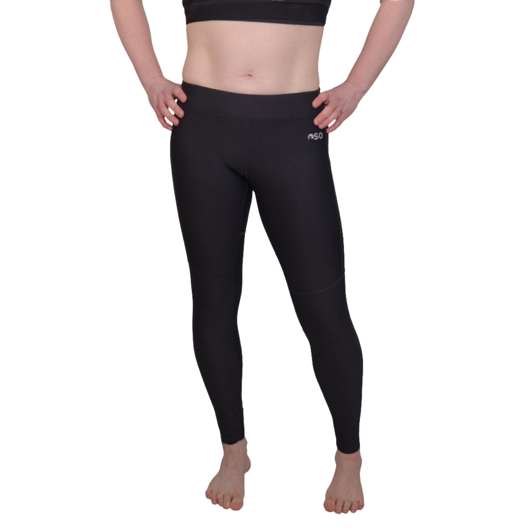 OSO Womens High Rise Leggings - Black
