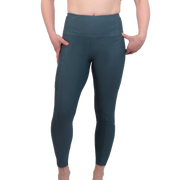OSO Womens High Rise Leggings - Green