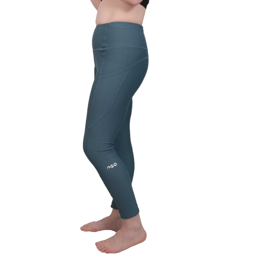 OSO Womens High Rise Leggings - Green