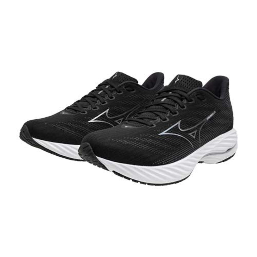 Mizuno Mens Wave Rider 28 - Black/Silver/Ebony - Neutral