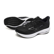 Mizuno Mens Wave Rider 28 - Black/Silver/Ebony - Neutral
