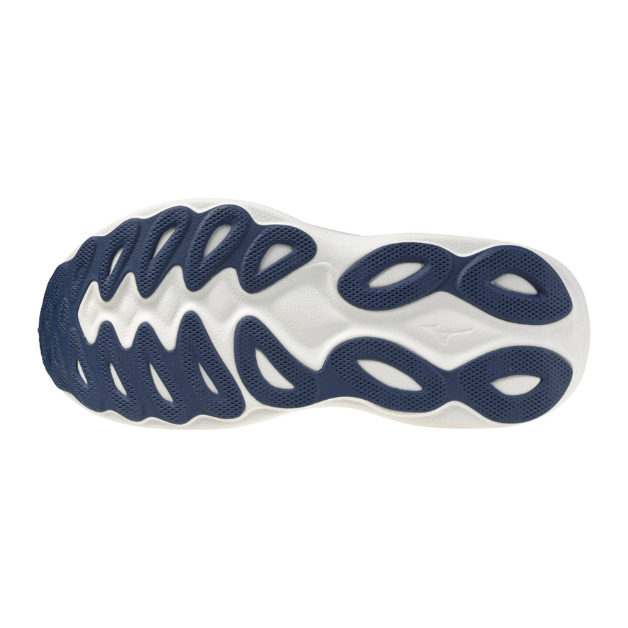 Mizuno Mens Wave Sky 9 - Snow White/Surf the Web/Lightning Yellow - Neutral