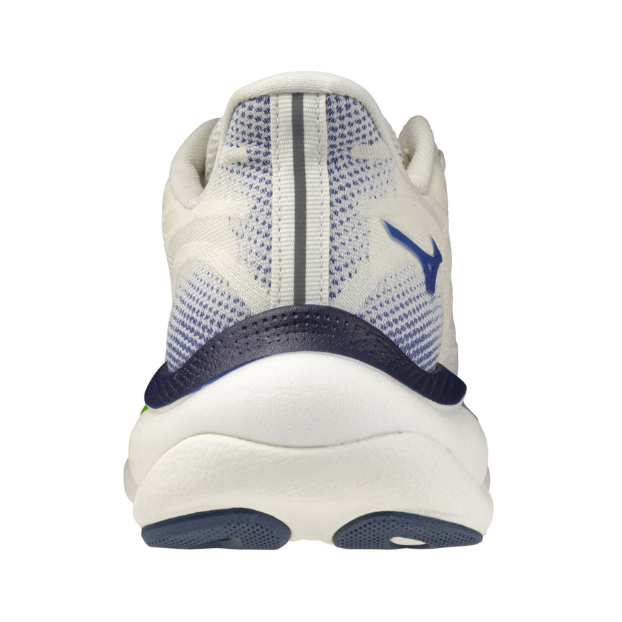 Mizuno Mens Wave Sky 9 - Snow White/Surf the Web/Lightning Yellow - Neutral