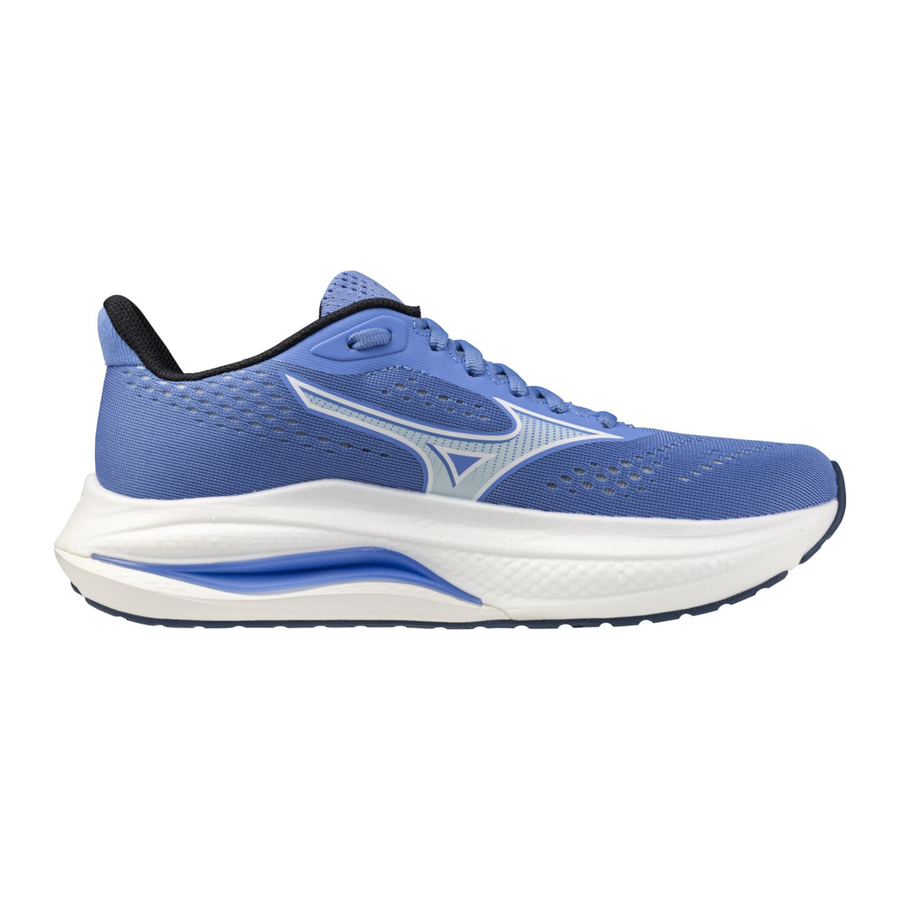 Mizuno Womens Wave Inspire 22 - Ultramarine/White/Lightning Yellow - Stability