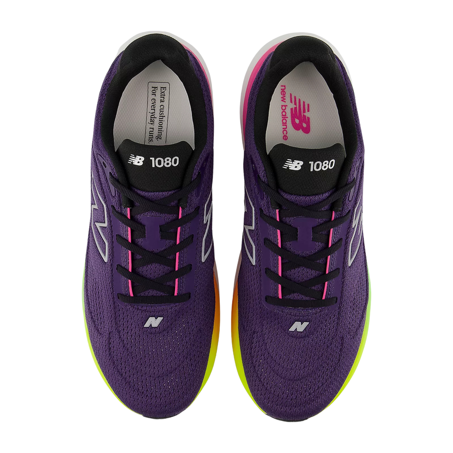 New Balance Mens Fresh Foam X 1080v15 - Sea Salt/Silver Metallic/Alkaline Green - Neutral