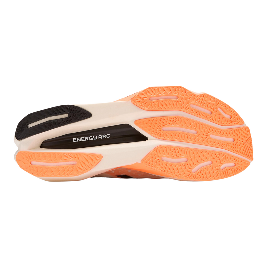 New Balance Mens FuelCell SuperComp Elite v4 - White/Angora/Hot Mango - Speed