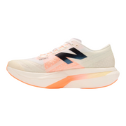 New Balance Mens FuelCell SuperComp Elite v4 - White/Angora/Hot Mango - Speed