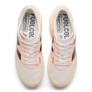 New Balance Mens FuelCell SuperComp Elite v4 - White/Angora/Hot Mango - Speed