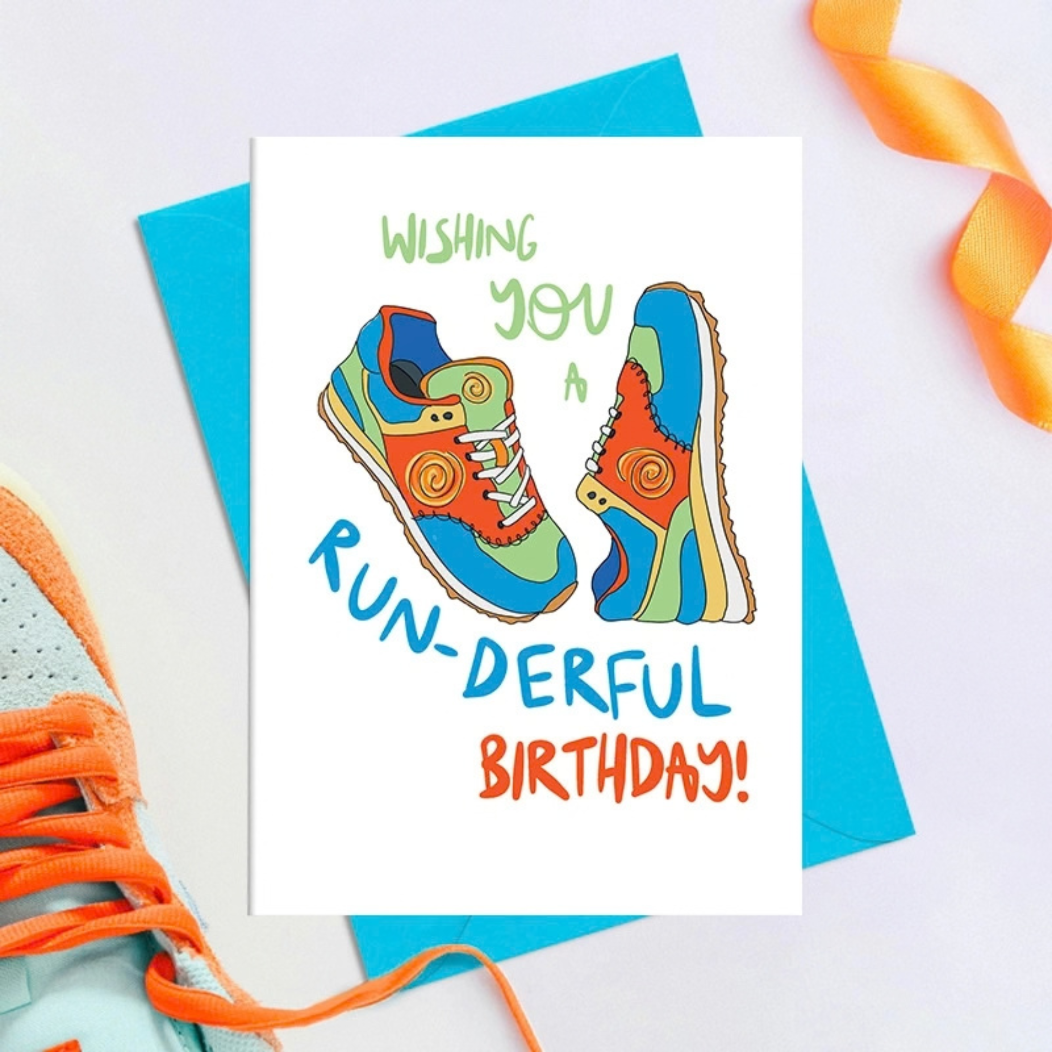 Dandelion Run-Inspired Greeting Cards - Run-derful Birthday!
