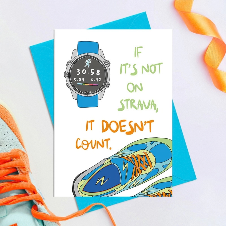 Dandelion Run-Inspired Greeting Cards - Strava
