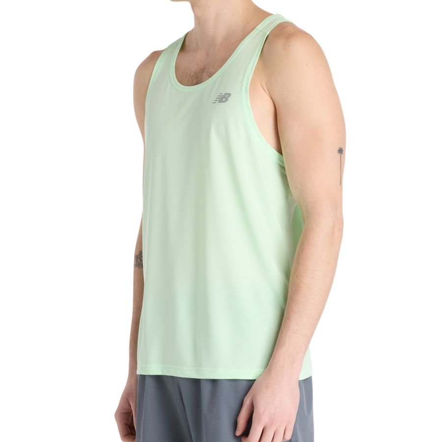 New Balance Mens Sport Essential Tank - Lab Green