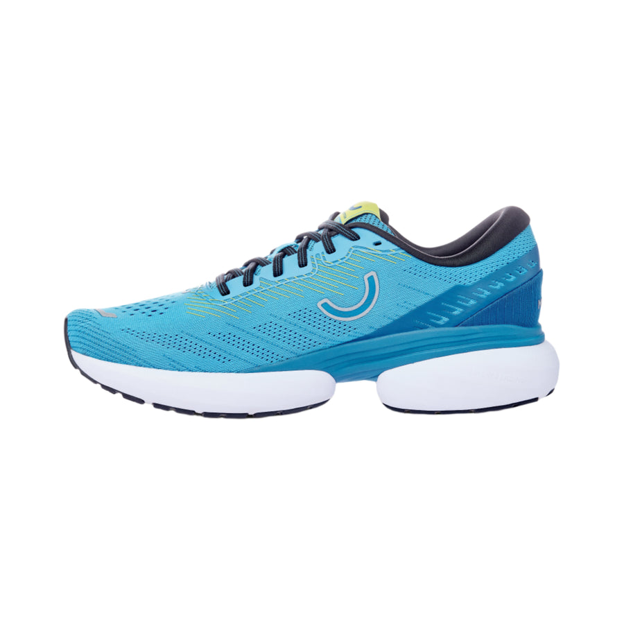 True Motion Mens U-Tech Nevos 3 - Dresden Blue/Mykonos Blue/Blazing Yellow - Neutral/Stability