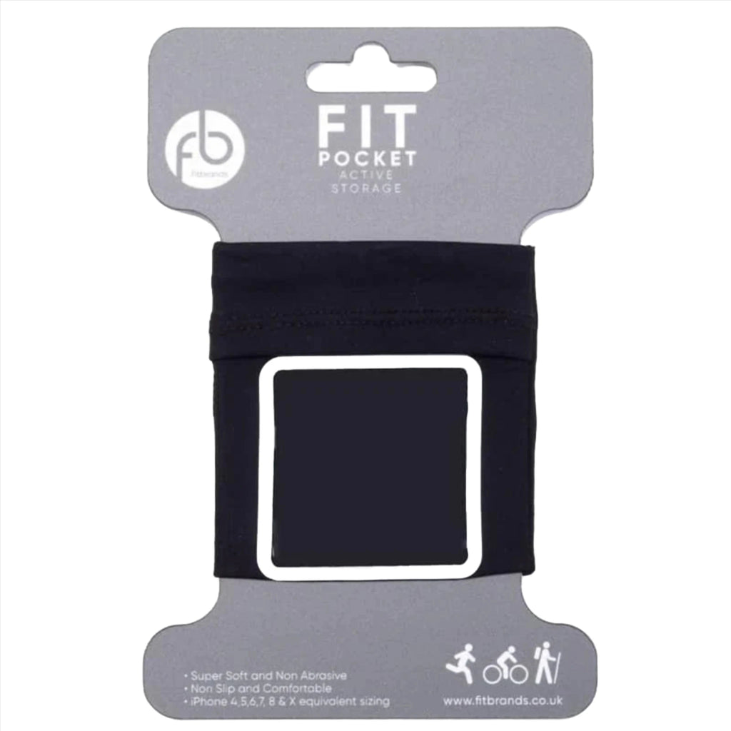 Fitz Pockets Fit Pocket PR Wrist Pocket - Black – Kinisi Run Hub