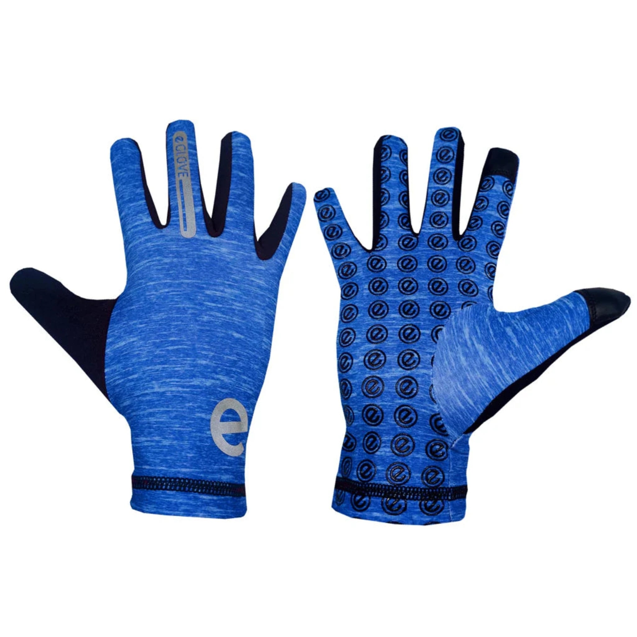 eGlove Touch Screen Running Gloves - Blue