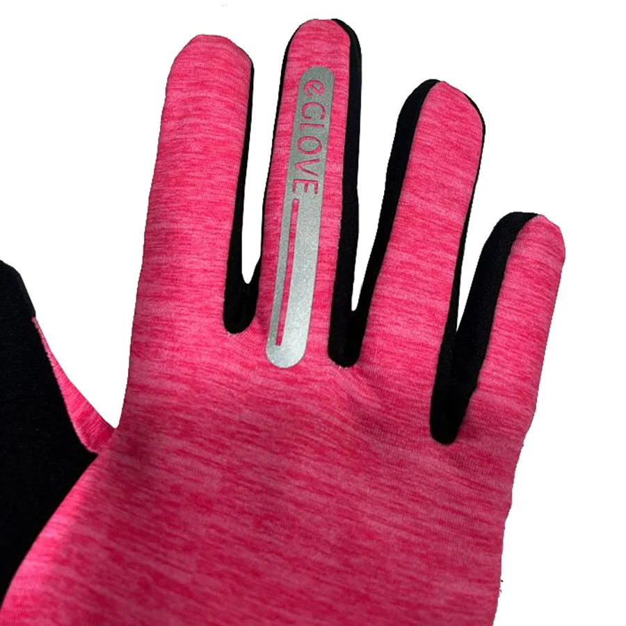 eGlove Touch Screen Running Gloves - Pink