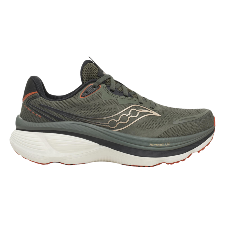 Saucony Mens Hurricane 26 - Fatigue/Black - Stability