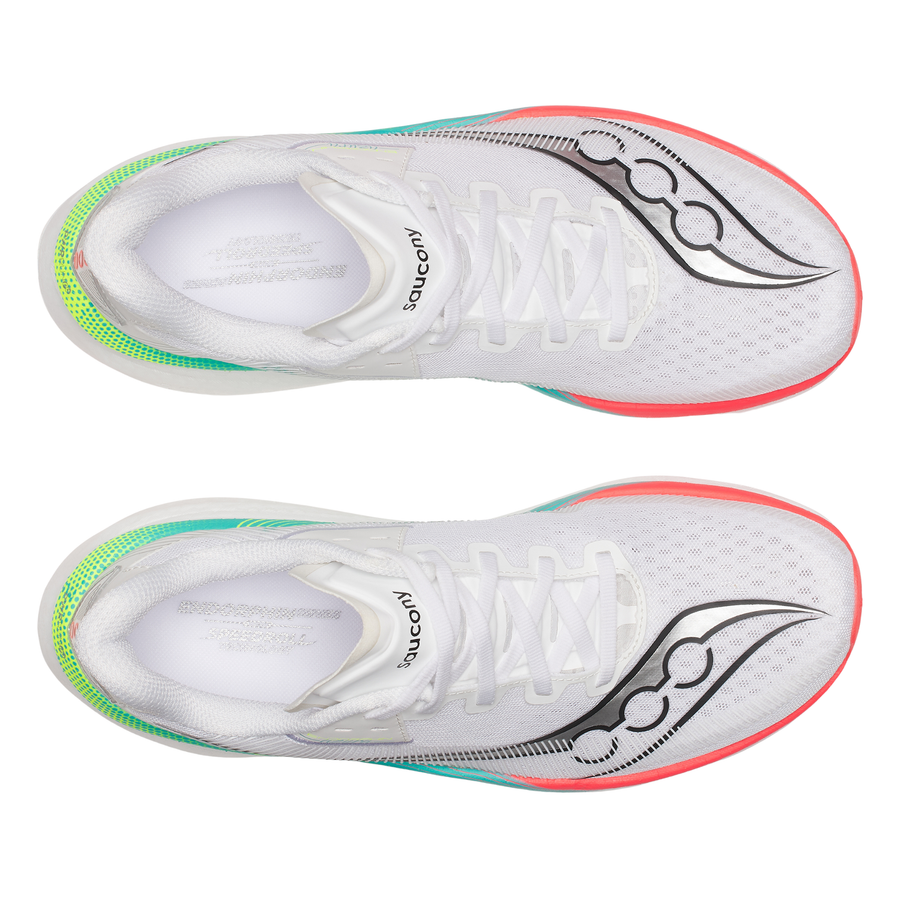 Saucony Mens Endorphin Azura - White/Multi - Speed