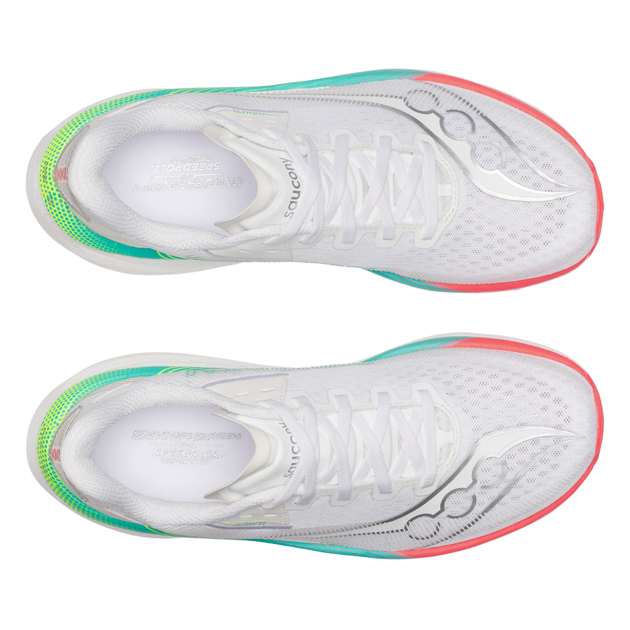 Saucony Womens Endorphin Azura - White/Multi - Speed