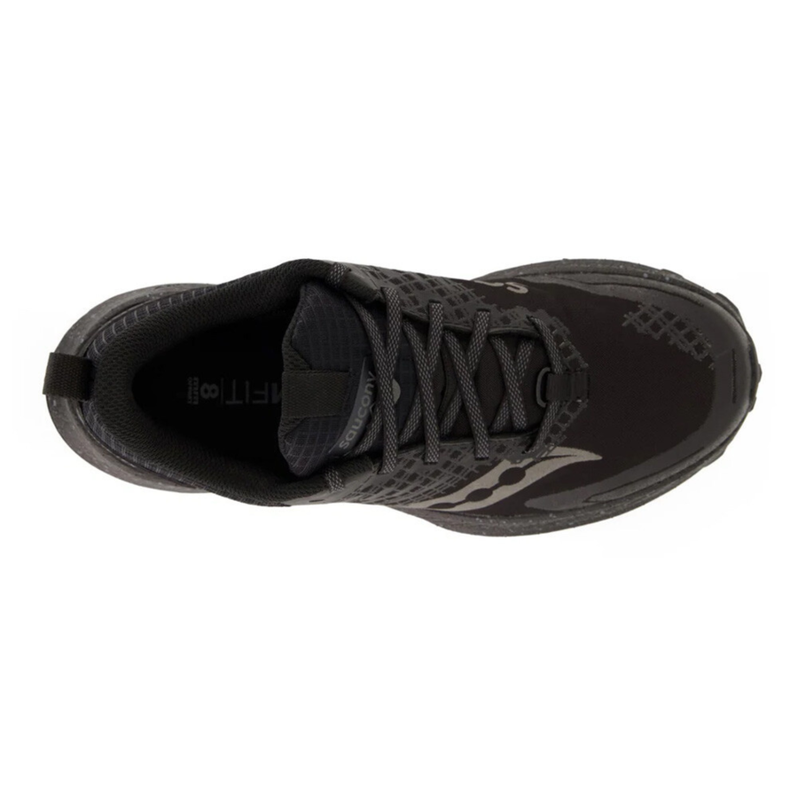 Saucony Womens Ride TR 2 GTX - Triple Black - Trail