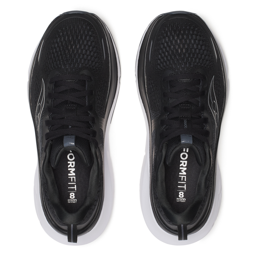 Saucony Womens Guide 18 - Black/White - Stability