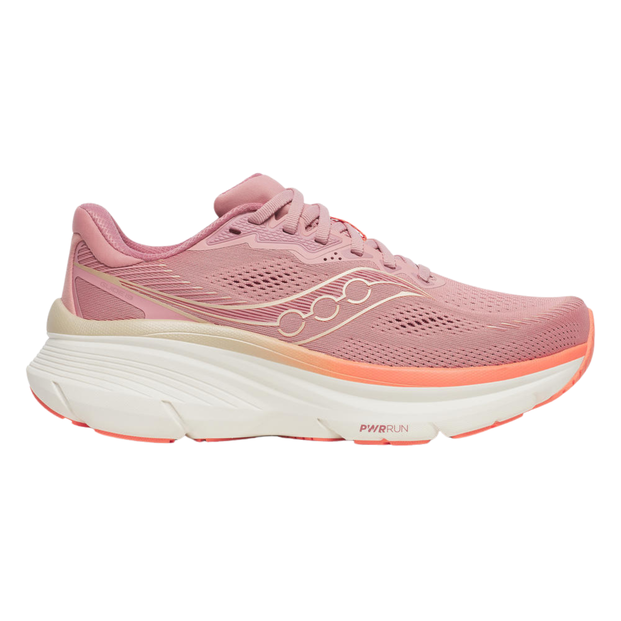 Saucony Womens Guide 19 - Mauve/Salmon - Stability